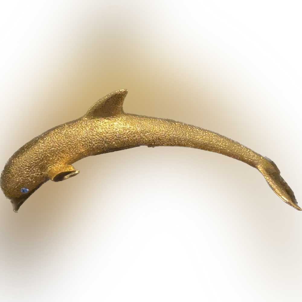 Dolphin Brooch